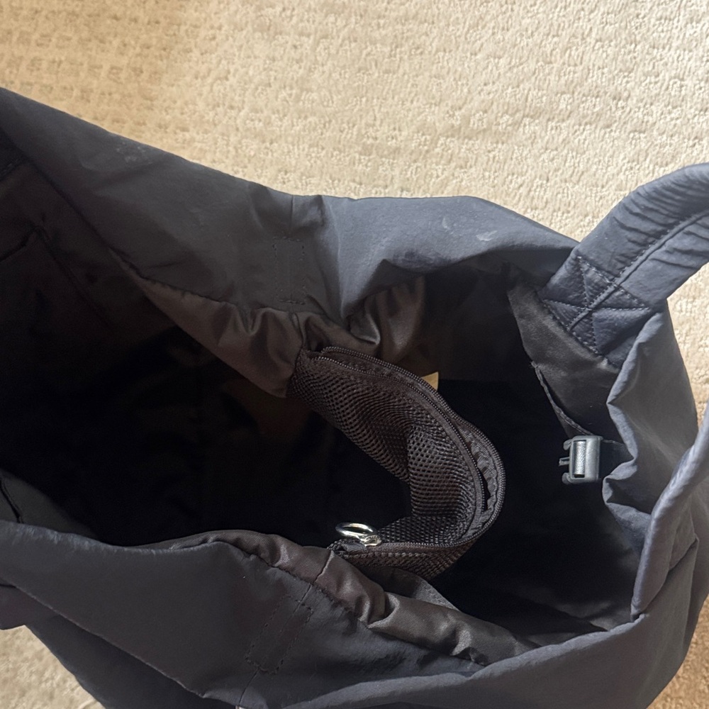 Black Men's Utility Backpack - Minimal Design - Picture 2 of 3